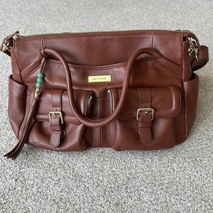 Lily Jade Leather Diaper Bag Tote